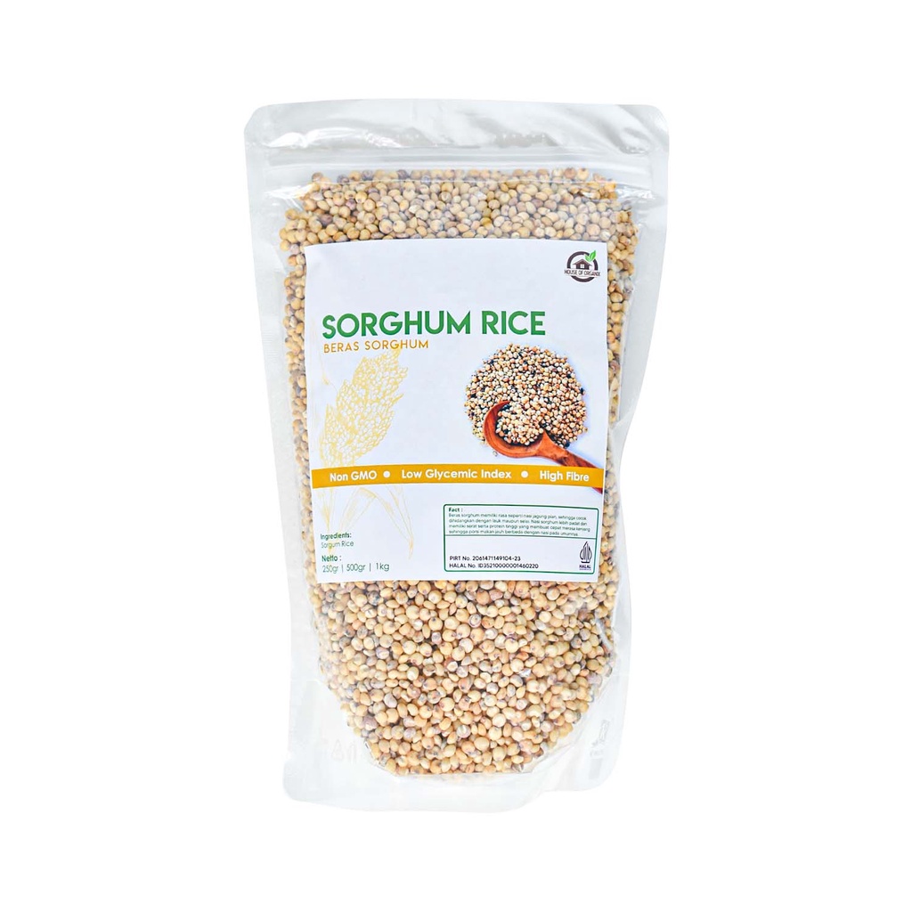 

Sorghum Rice / Beras Sorgum ( Gluten Free ) 500 Gr