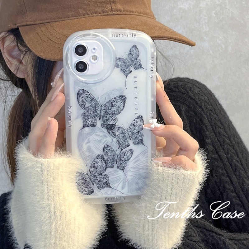 Redmi Note 12 A1 10C 10A 10 9A 9C 9 9T Note 11s 10s 9s 11 10 9 8 ProPoco X3 NFC X3Pro X3 Mi11T 12 Pro 11Lite 10Sketch butterfly Phone Case Soft Cover