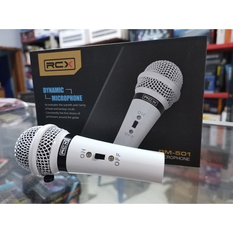 MINI Microphone MIC Cable KARAOKE PROFESIONAL INSTRUMEN RCX RM-501