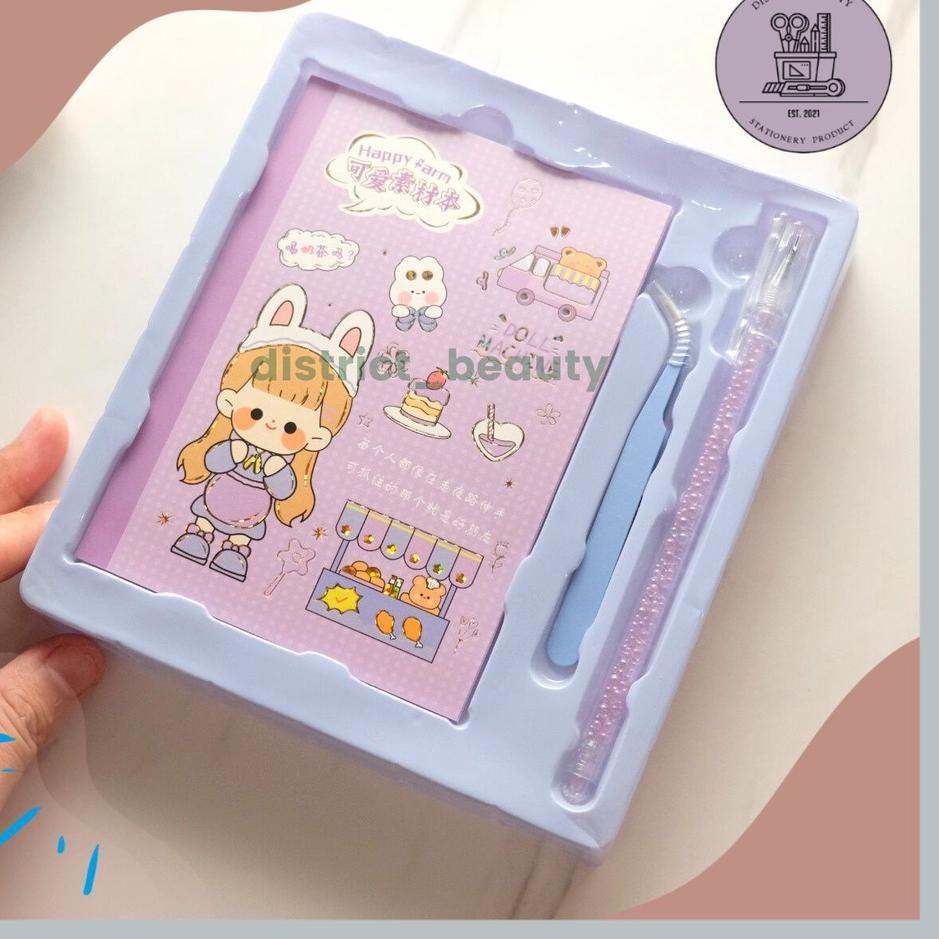 

Big Seller NOTEBOOK STIKER SET 3 IN 1 STIKER CUTTER PEN