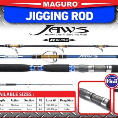 MAGURO JIGGING ROD JAWS K-SERIES PE 3-6