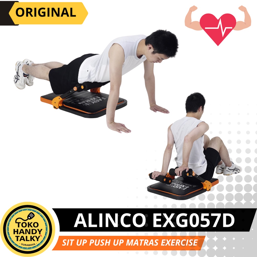 Alat Sit Up Push Up Exercise Mat Multi Fungsi Alinco Fitness EXG057D Matras New Original