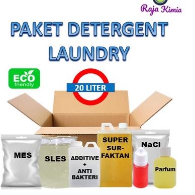 ℗ Paket Detergen Laundry / Bahan Baku Detergent Laundry "Raja Kimia" ➻