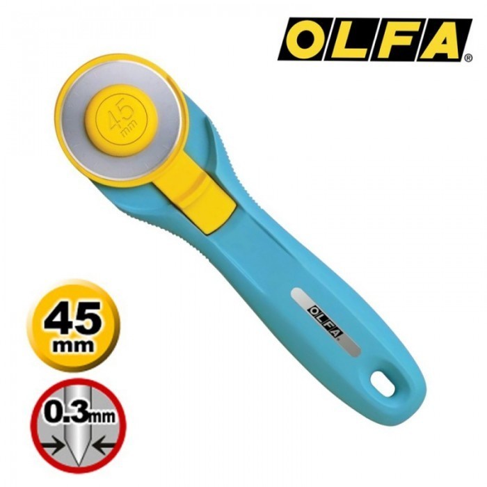 

Cutter Rty-2/C Rotary Cutter 45Mm Splash Aqua Olfa