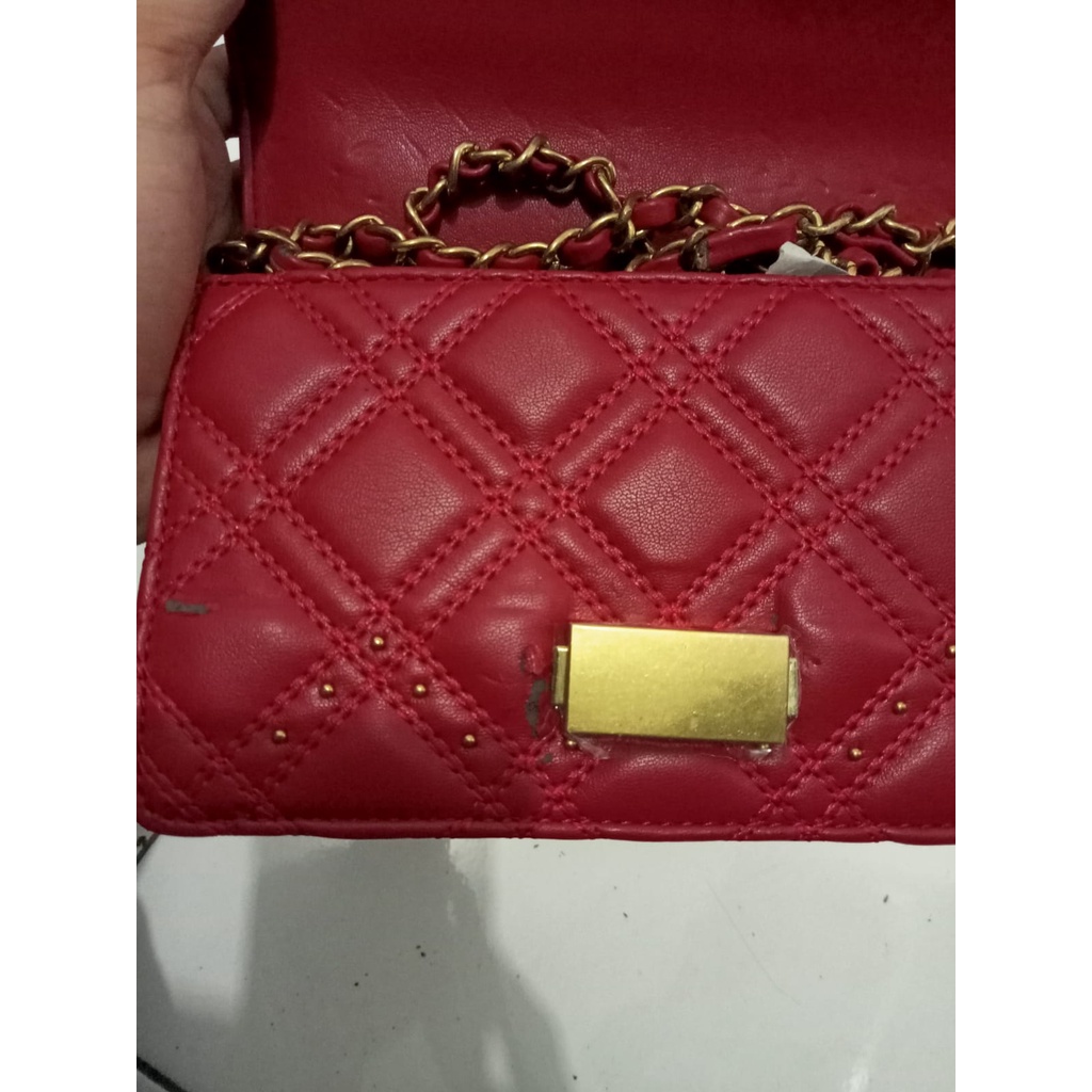 REJECT TERKELUPAS 351 TAS WANITA IMPORT SLEMPANG HANDBAG [1KG 2PC] PERFECT CORNER