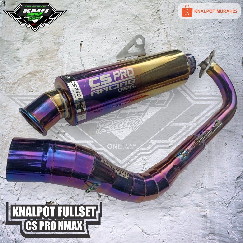 Cs Pro knalpot Racing nmax old All New Nmax Vario 125 /150 Aerox 155 - scoopy karbu/fi