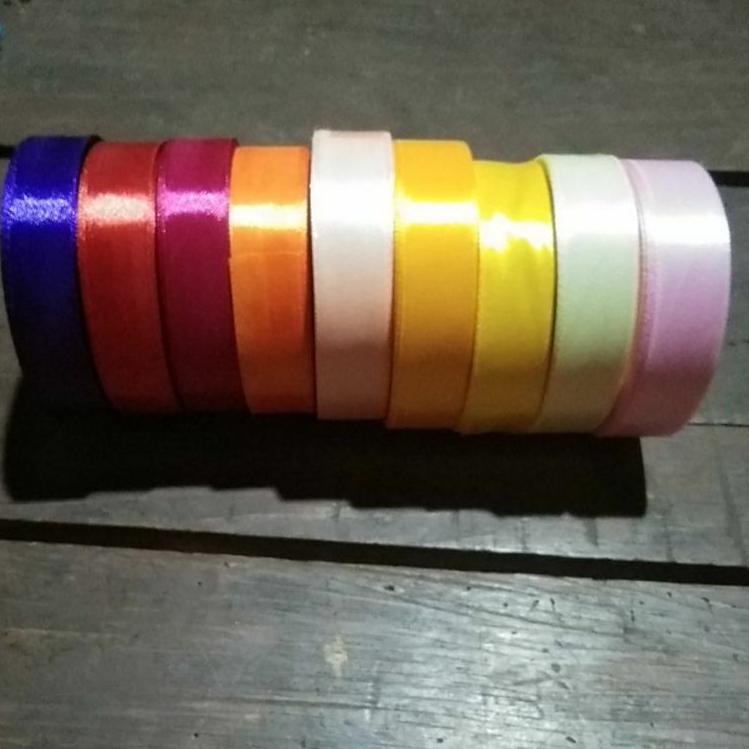 

E94 (min order 2)Pita Satin 3/4 inch / Pita Satin Lebar 2cm/perroll TELAH HADIR ↼