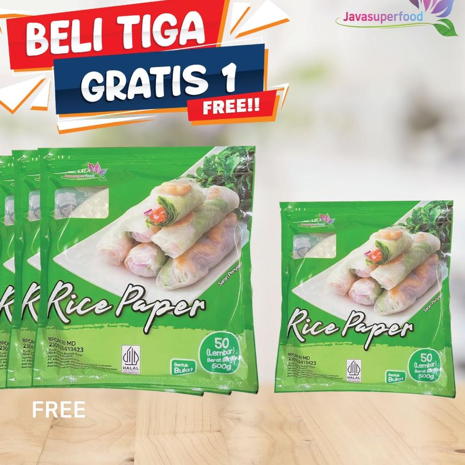 

Ready Stok [BELI 3 GRATIS 1] Rice Paper 100G / Banh Trang High Quality Rice Paper / Kulit Lumpia Vietnam Rice Paper / rice roll spring roll