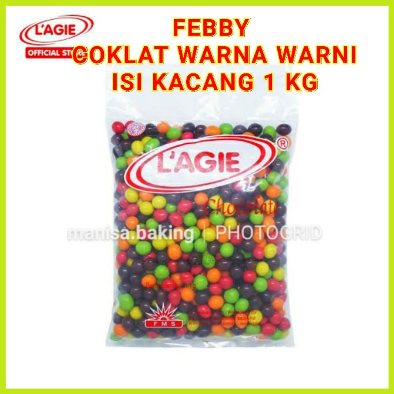 

LAGIE FEBBY COKLAT WARNA WARNI ISI KACANG 1 KG ISIAN PAKET PARSEL LEBARAN HAMPERS COKLAT KILOAN