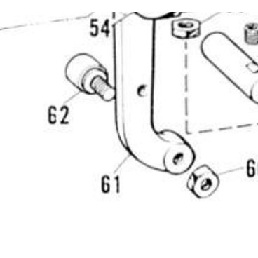 Roller Stud 141576-001/ Nut 021750-1-03 Mesin Jahit Lubang Kancing Brother B814