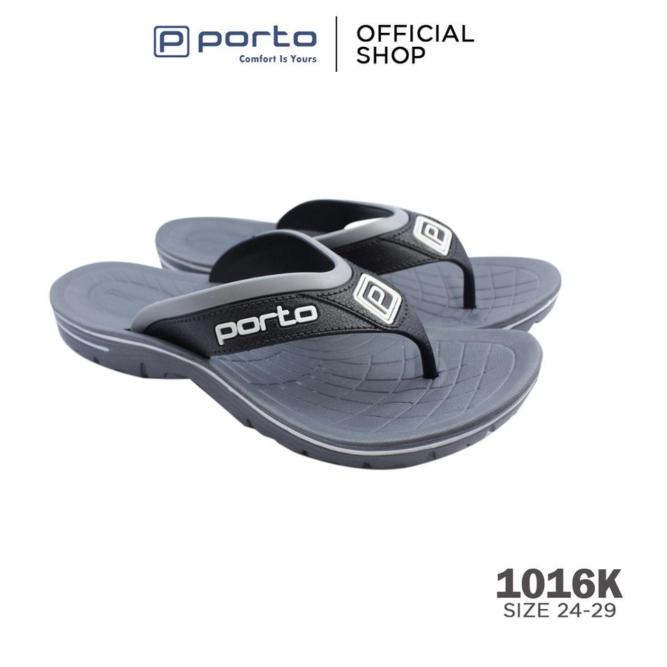 ❊ Porto 1016K - Sandal Jepit Anak Laki Laki Karet Nyaman Kuat Terbaru Original ➴