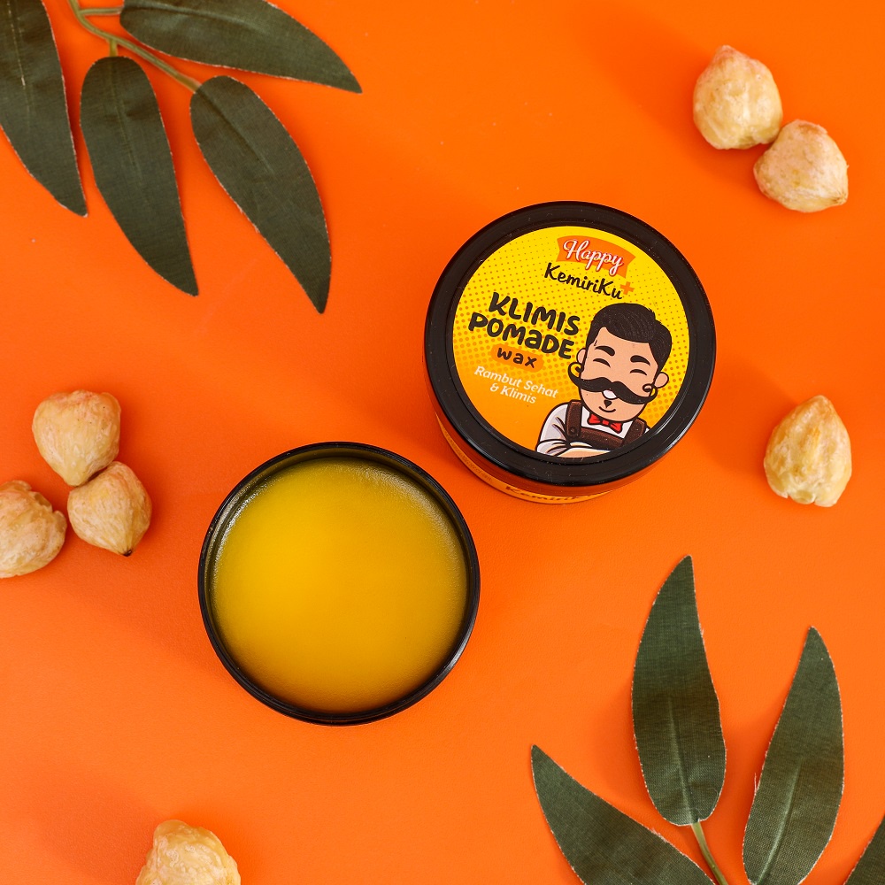 Happy Kemiriku Pomade Klimis | Wax Based 80 Gram