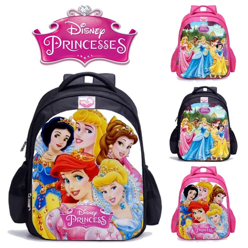 New Sale 2023 Tas Anak Sekolah Ransel Anak TK-SD Anak Perempuan Tas Ransel Disney Princess Terbaru Tas Ransel Lucu