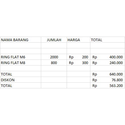 RING FLAT STAINLESS