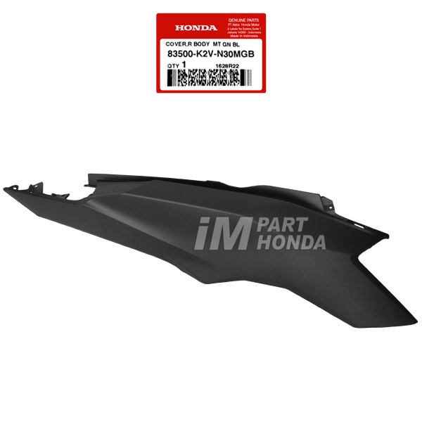 83500-K2V-N30MGB Cover Body Kanan Vario 125 LED K2V Hitam Dof