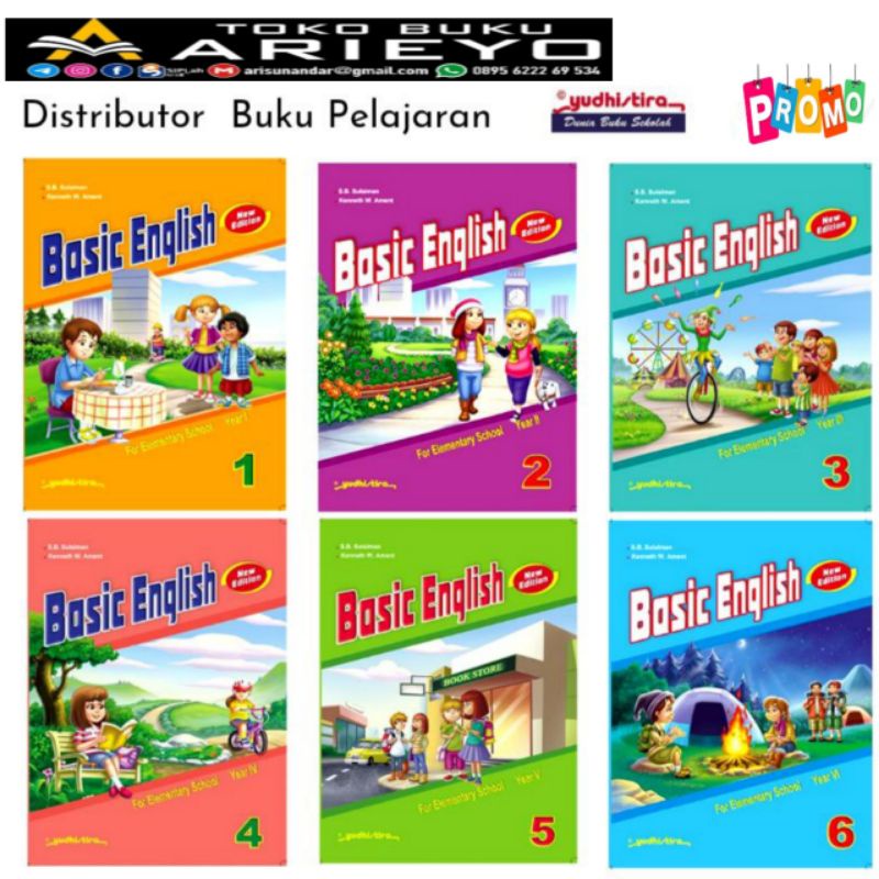 

Ori|New Buku Basic English Yudhistira SD - MI Kelas : 1.2.3.4.5.6