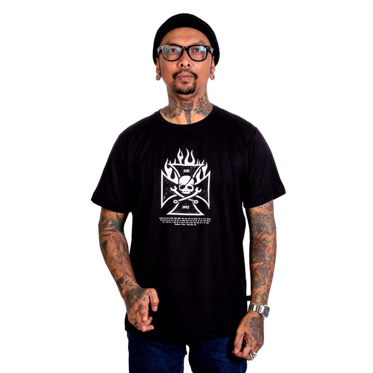 SID MERCH | BURNING BK 100% Original Kaos Boxy Fit T Shirt
