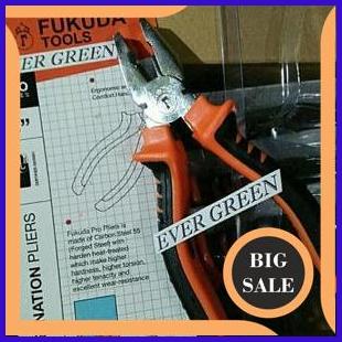 tools n parts Tang Kombinasi 6 in FUKUDA - Finishing Anti Karat - Gagang Karet - Tang Jepi