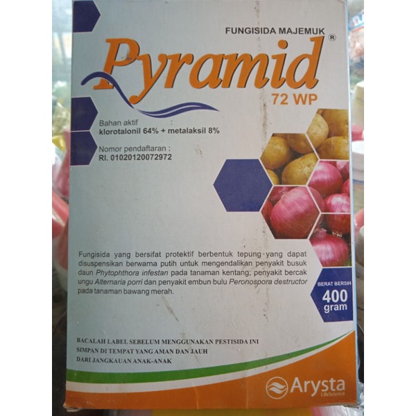 PYRAMID 72 WP, 400 gram. fungisida majemuk
