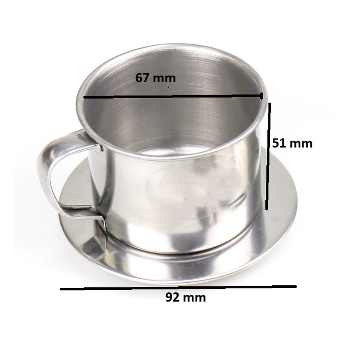 Filter Saring Kopi 100ml Vietnamese Coffee Drip Pot Stainless