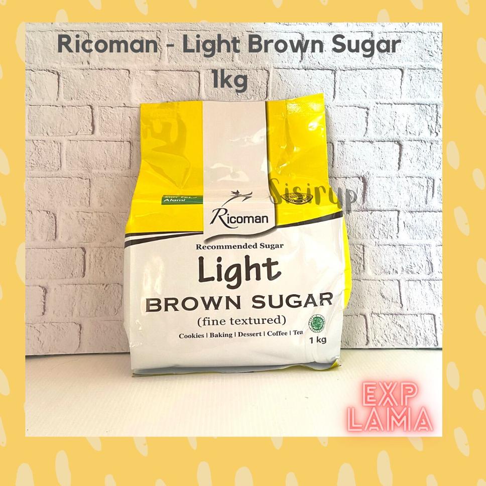

✵ Light Brown Sugar Ricoman 1 KG / Light Ricoman ❊