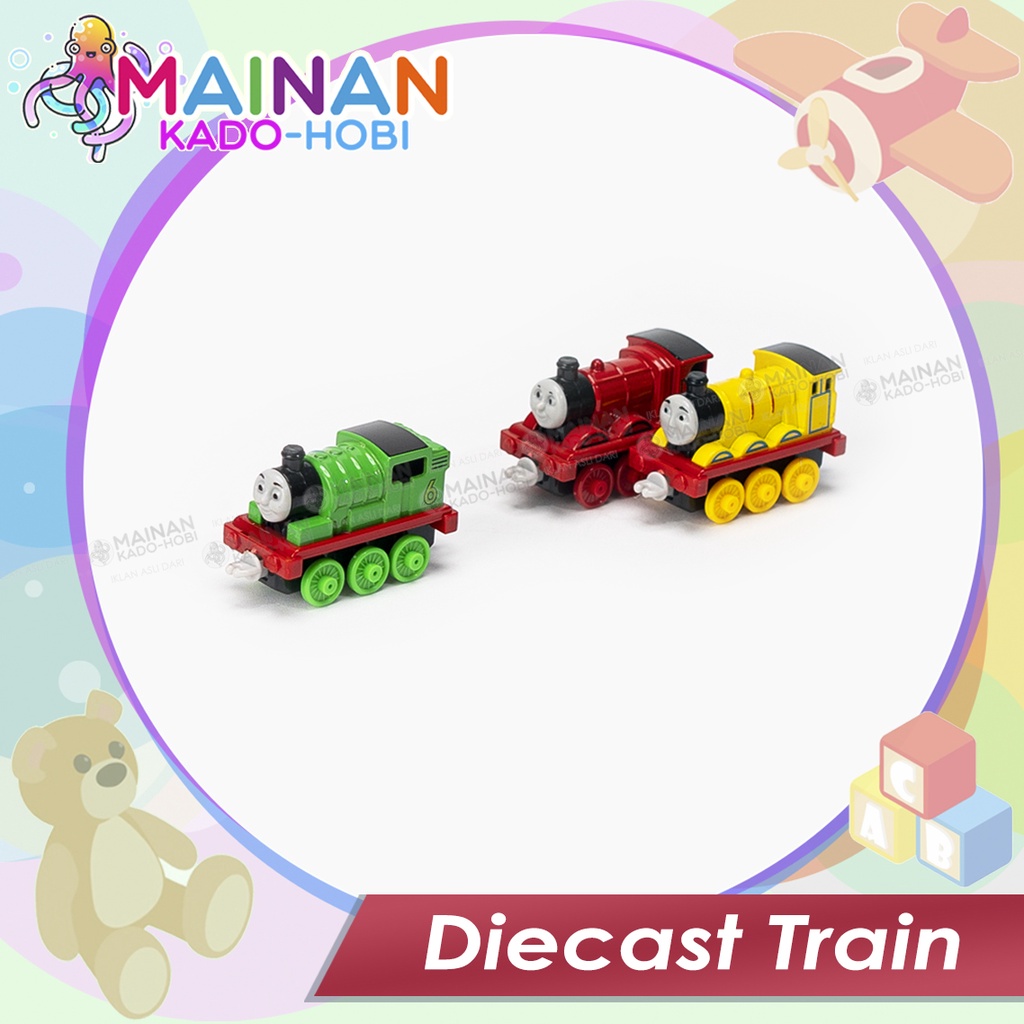 HADIAH ULANG TAHUN MAINAN ANAK DIECAST TRAIN MINIATUR KERETA API