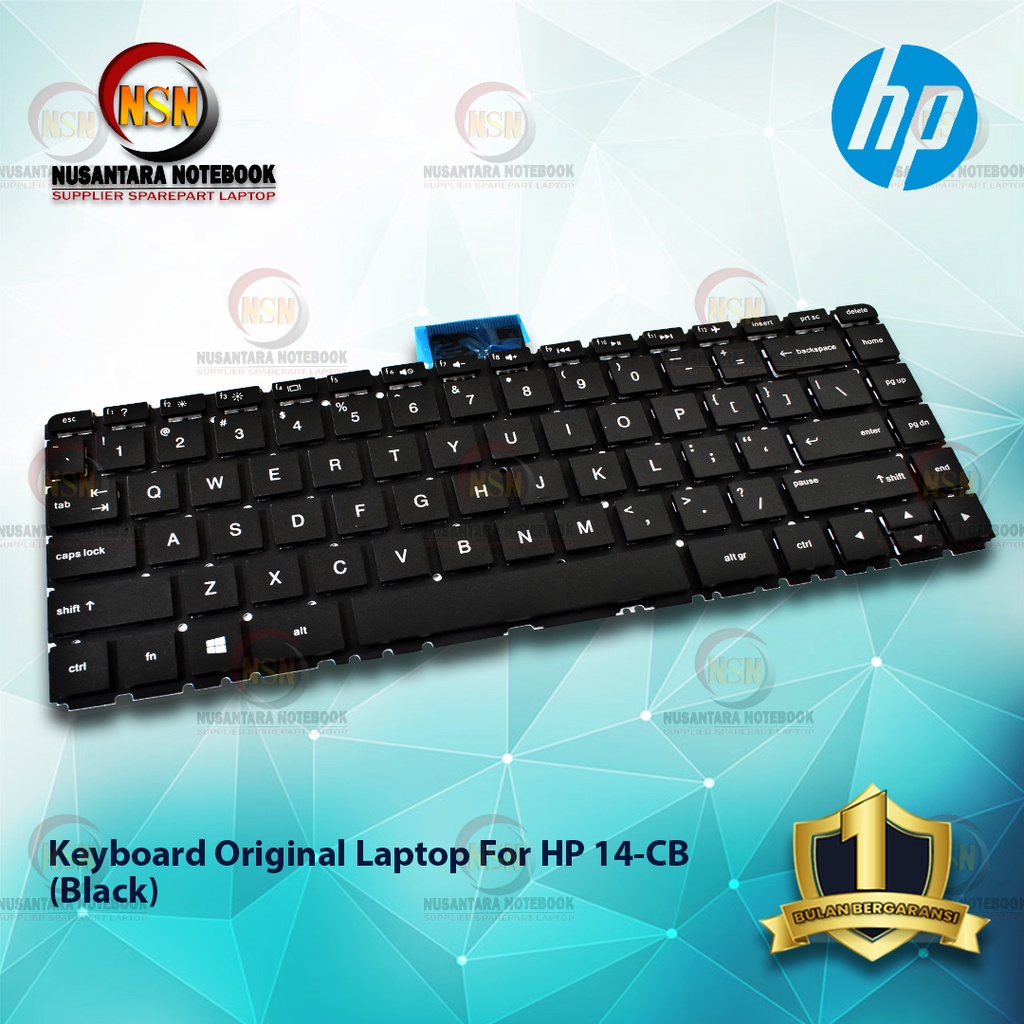 Keyboard Original Laptop For HP 14-CB BLACK