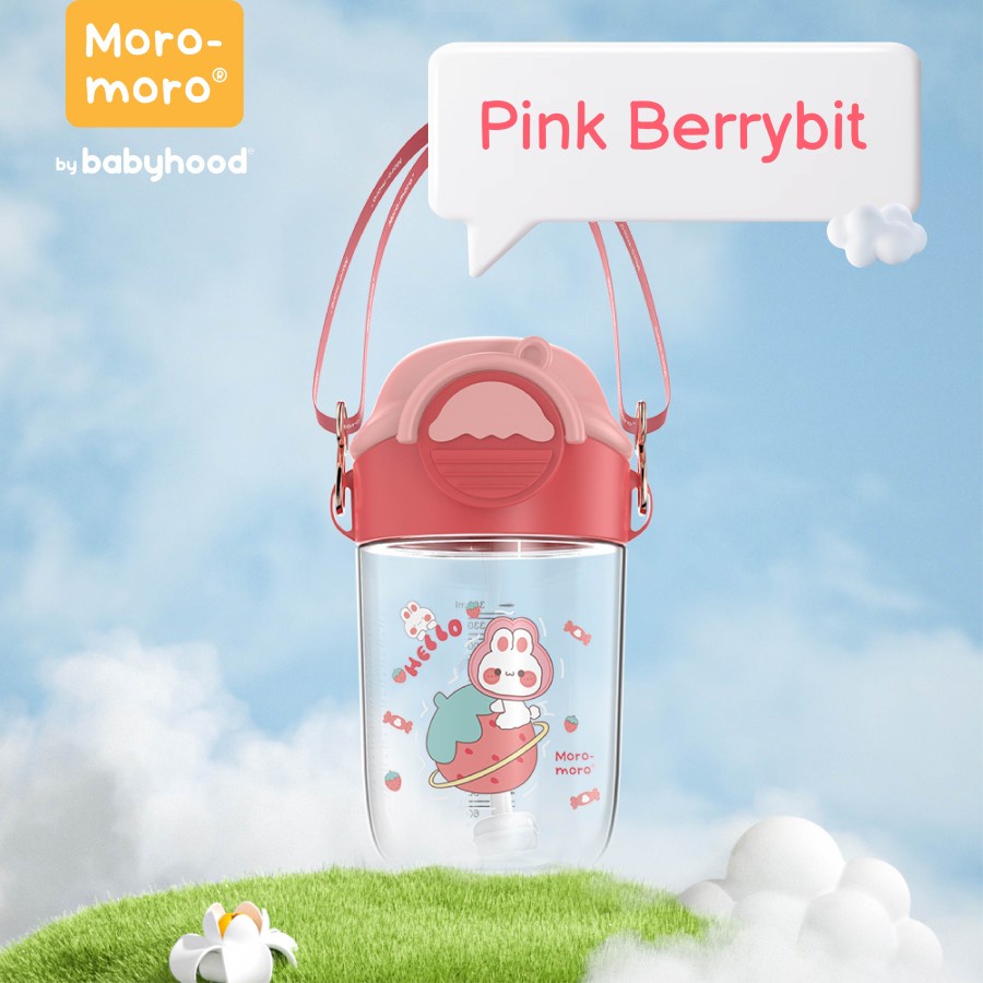 Moro-moro Joyful Straw Cup 360ml /  Botol Minum Anak