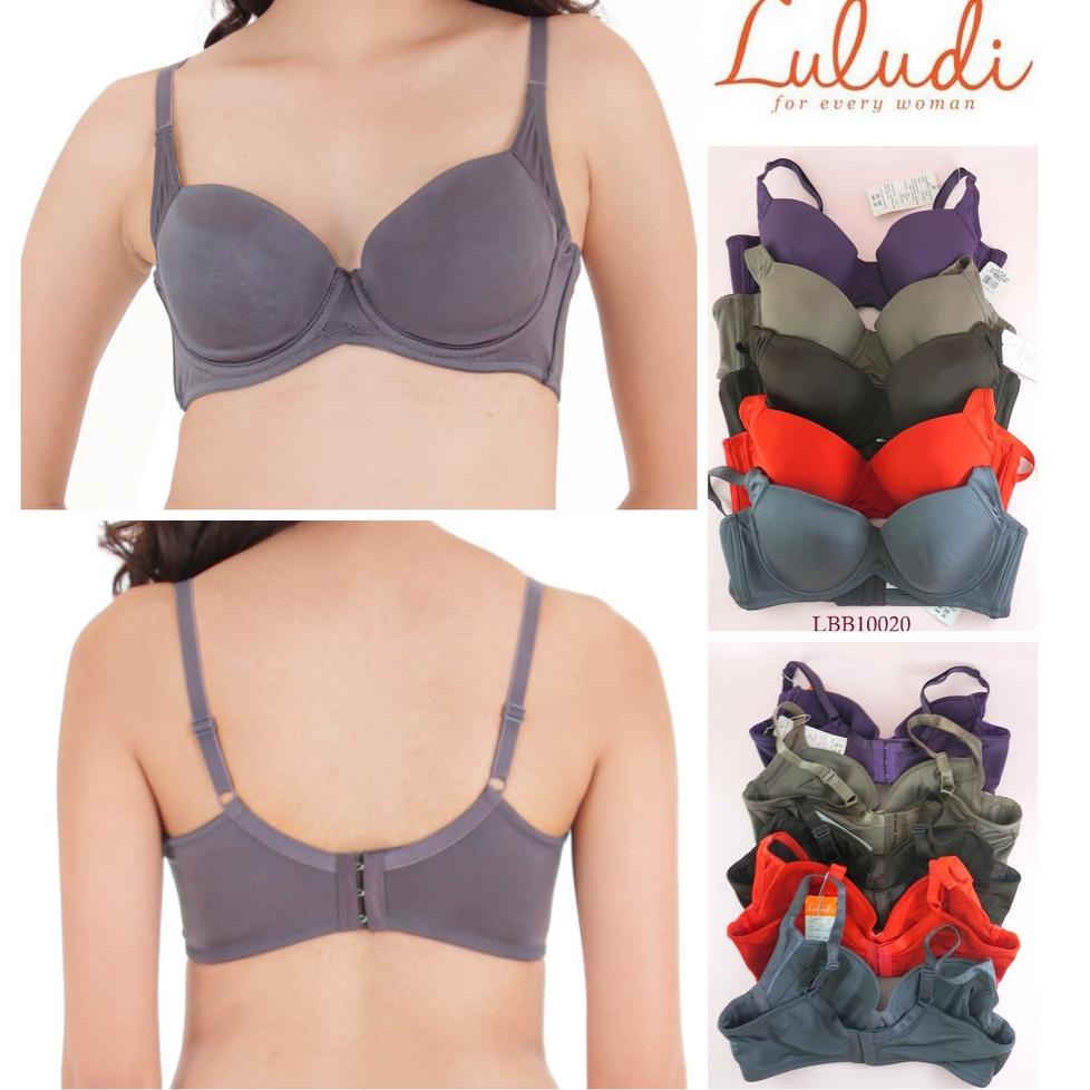Booming Bra Wanita Kawat Busa Tipis Full Cup LULUDI by WACOAL Polos LBB10020