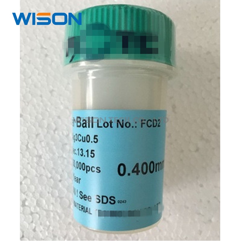 Sac305 BGA Solder Ball 0.2mm 0.25mm 0.3mm 0.35mm 0.4mm 0.45mm 0.5mm 0.889MM 0.55mm 0.6mm 0.65mm 0.76mm Kit Reballing