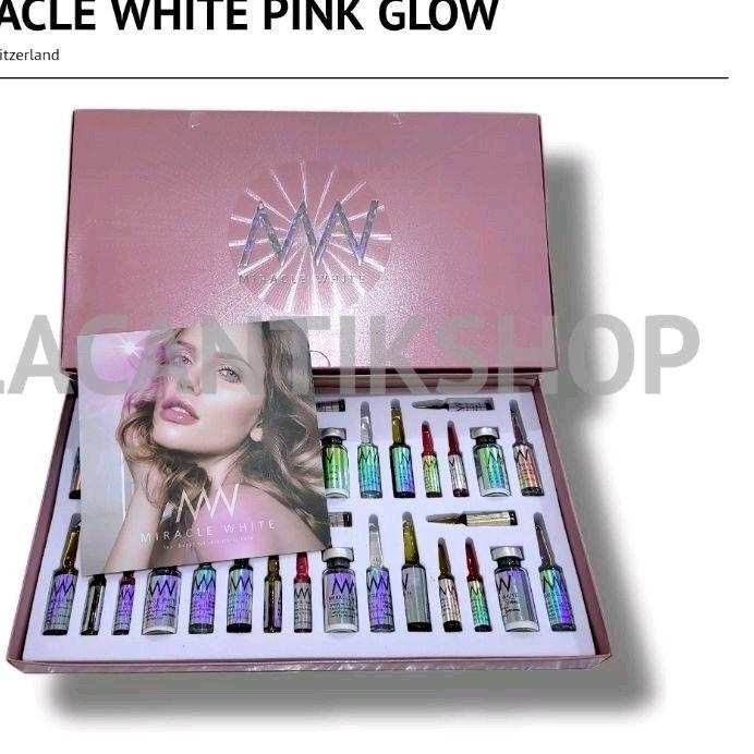 ➷ Miracle white GLOW pink SILVER dan TRUE WHITE ♩