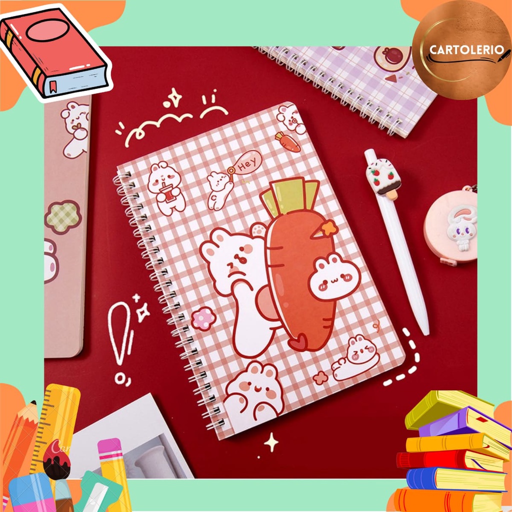 

Buku Tulis Spiral A5 60 lembar (RANDOM) B0039