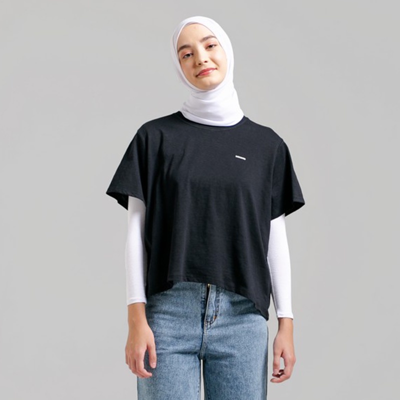 3Second Original Kaos Wanita Polos Lengan Pendek 100% Cotton Combed 30s Katun Tshirt Basic Polos Hit