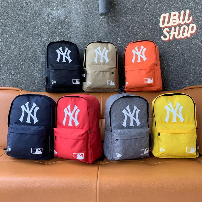 Tas Ransel New Era Ny La Import Sekolah Kuliah Korea Mlb Canvas Kode 1252