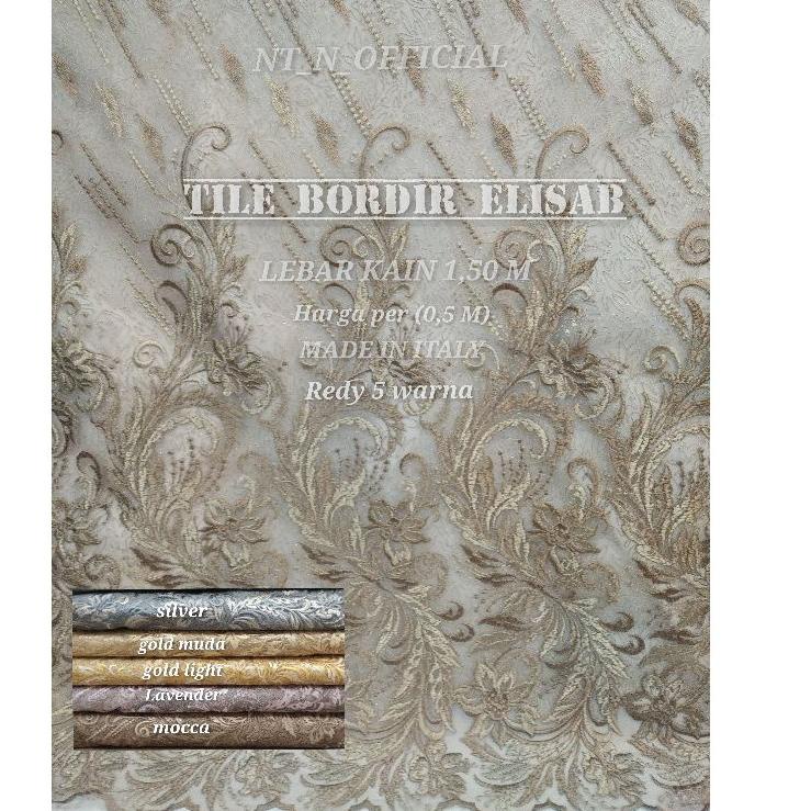 ♣ KAIN TILE BORDIR ELISAB/TILE AKAR/BROKAT/TILE MUTIARA/TILE DOTY/TILE 3D ❇