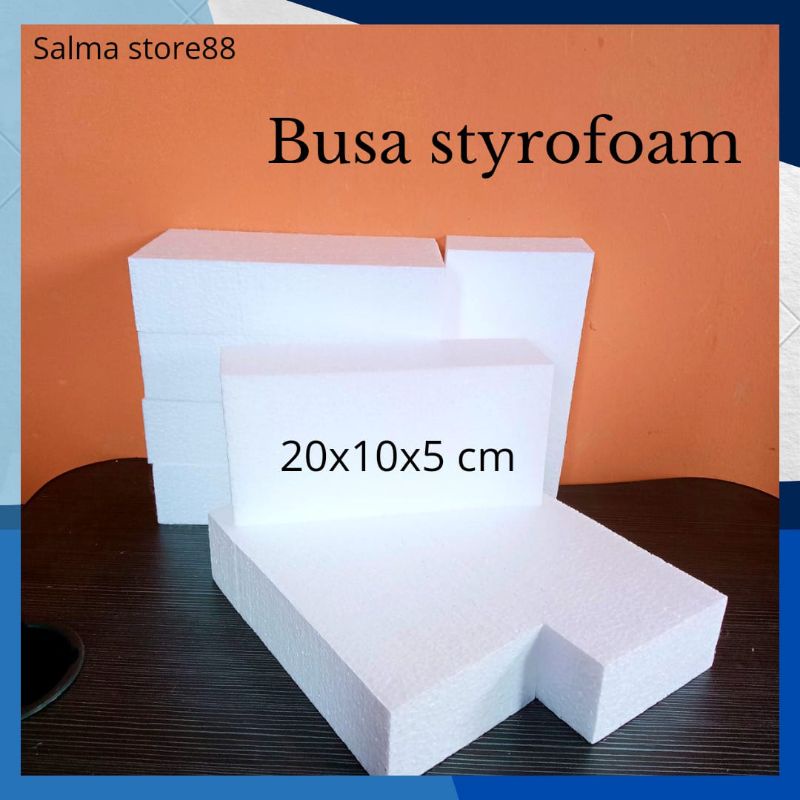BUSA STYROFOAM / PENYANGGA BUKET /BUNGA/UANG/BUSA SERBAGUNA/BUSA STEROFOAM/BUSA BUKET 5X10X20 CM