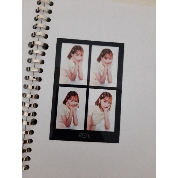 [OFFICIAL] KIM CHAEWON 4-CUT TRANSPARENT ONEIRIC DIARY