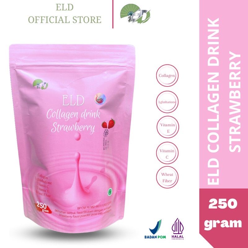 ELD COLLAGEN DRINK 250 GRAM PEMUTIH &amp; PELANGSING / DISTRIBUTOR RESMI ELD