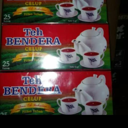 

✲ TEH BENDERA KOTAK CELUP ISI 25 ♧