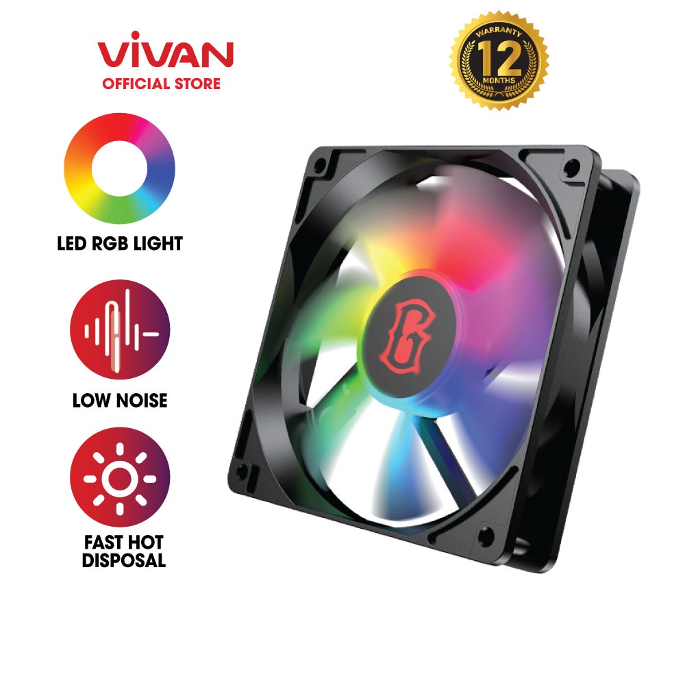 Fan Gaming PC Fan Gaming LED PC Fan Gaming RGB Fan Gaming Gamen GCF100 / GCF200 / GCF300 Case RGB Pc