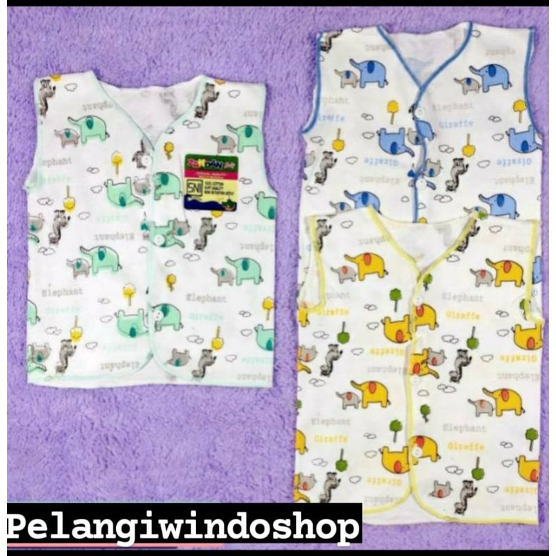 Baju bayi Zahdan motif (6 pcs)