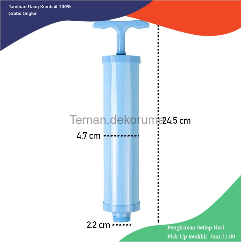 TD- TMP Joybos Pompa Vakum Plastik Pakaian Travel Vacuum Bag Hand Pump - 001