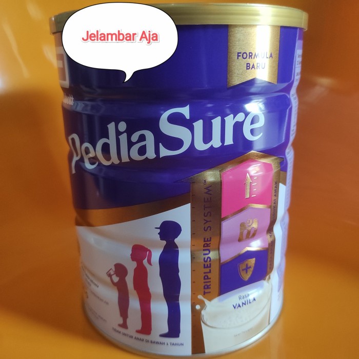 

[ COD ] Pediasure Triplesure Vanila 850gr, Pediasure Kaleng, Kemasan Baru