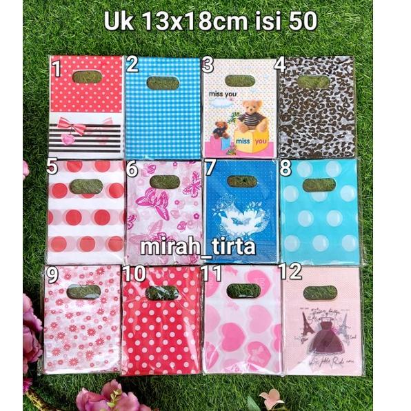 

BARANG TERUPDATE M24 ❤TERMURAH❤ Kantong kresek motif 13x18 .kantong plong motif kecil Kantong pond ✓