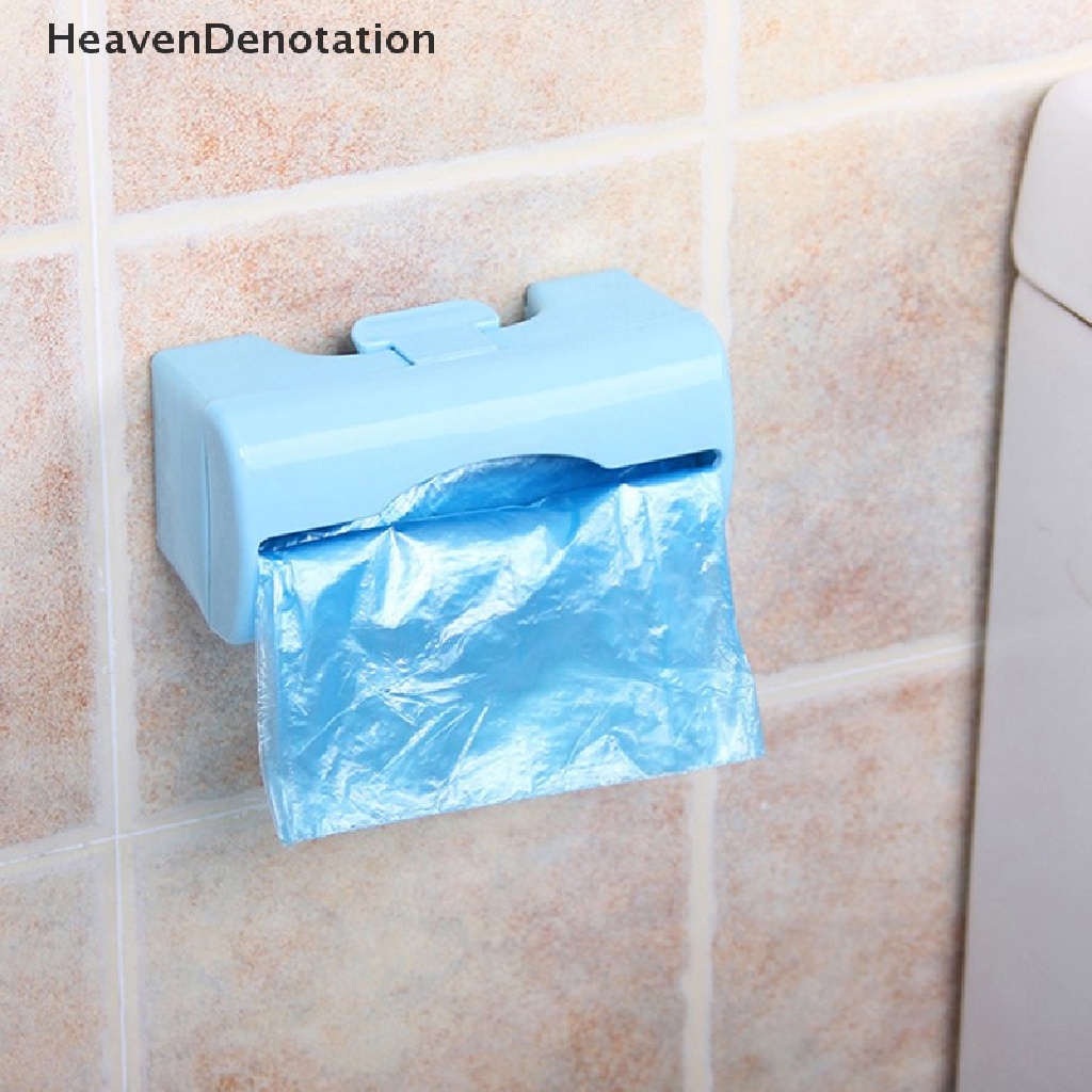 [HeavenDenotation] Kotak Penyimpanan Kantong Sampah Dapur Dinding Tempel Trash Bags Dispenser Kantong Sampah HDV