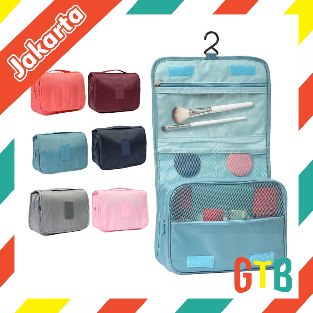 ❤️GTB❤️ Tas Kosmatik Travelling Pouch Make Up Organizer Waterproof Tas Cosmatik Toiletries W183