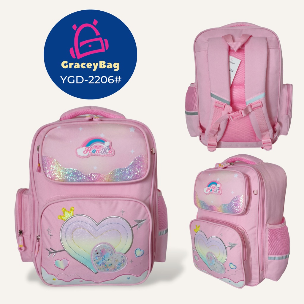 GB-2206 Tas Ransel Anak Perempuan Import