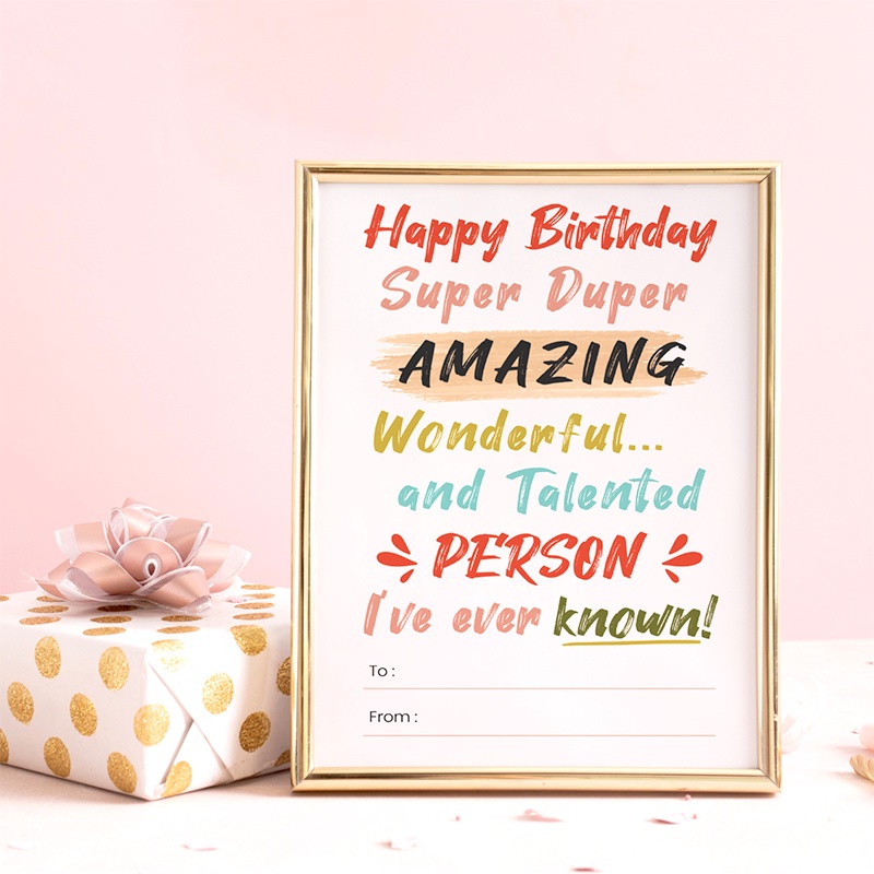 

KARTU ULANG TAHUN LUCU | BIRTHDAY CARD MURAH LUCU | GREETING CARD | KERTAS TEBAL / 1 SISI