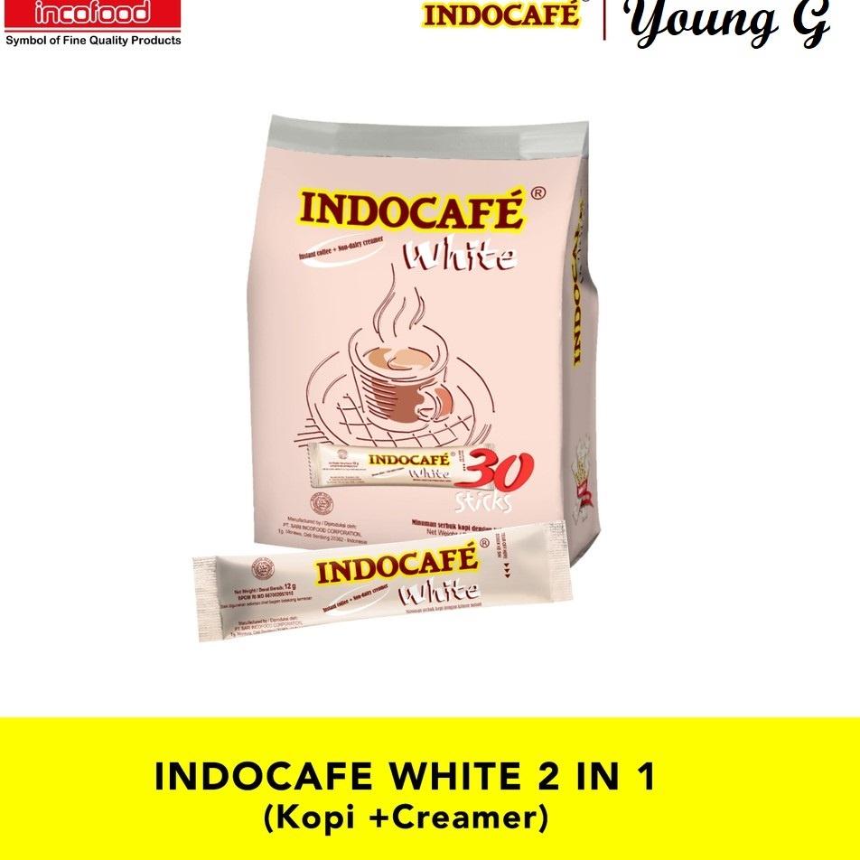 

☞ Indocafe White Coffee 30 Sticks No Sugar / Kopi Putih Bebas Gula ☄