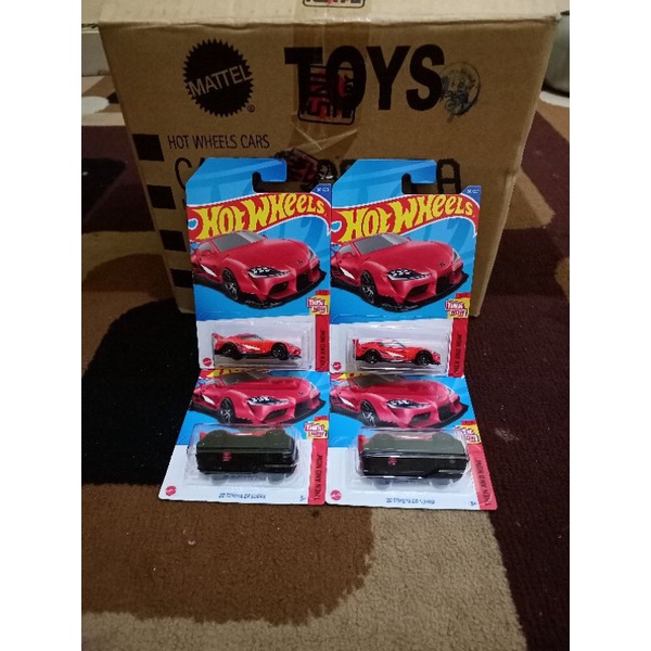 Hot wheels Toyota GR Supra Merah